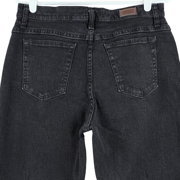 Riders Women's Relaxed Fit Black Denim Jeans Size 10M High Rise Stretch Straight - Picture 4 of 10